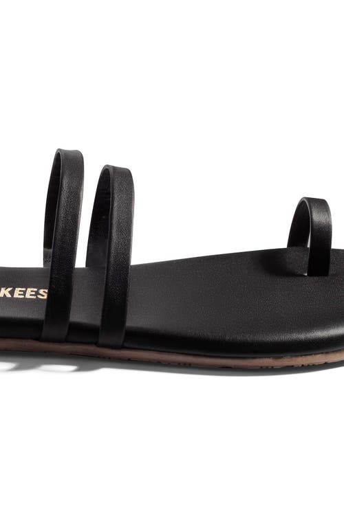 Tkees Leah Toe Loop Sandal In Black