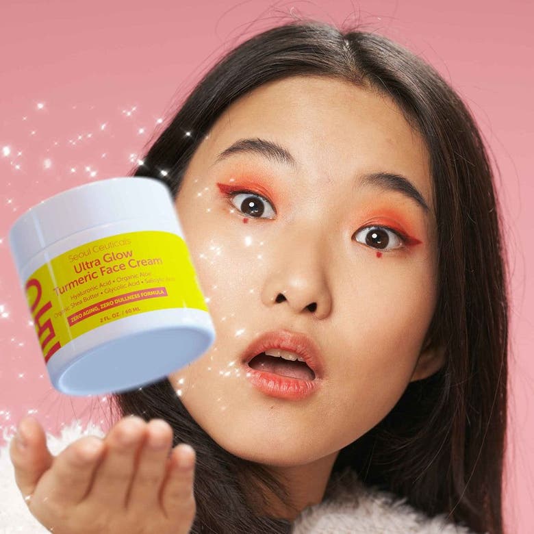Seoul Ceuticals Ultra Glow Korean Turmeric Face Cream In Clear