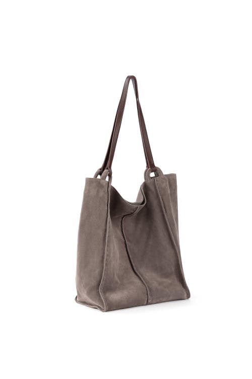 The Sak Los Feliz Tall Tote Bag In Mushroom Suede