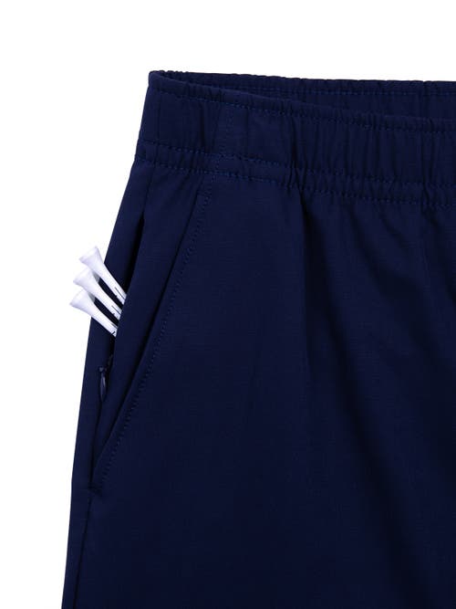 Shop Construct Con.struct Solid Drawstring Performance Pants In Navy