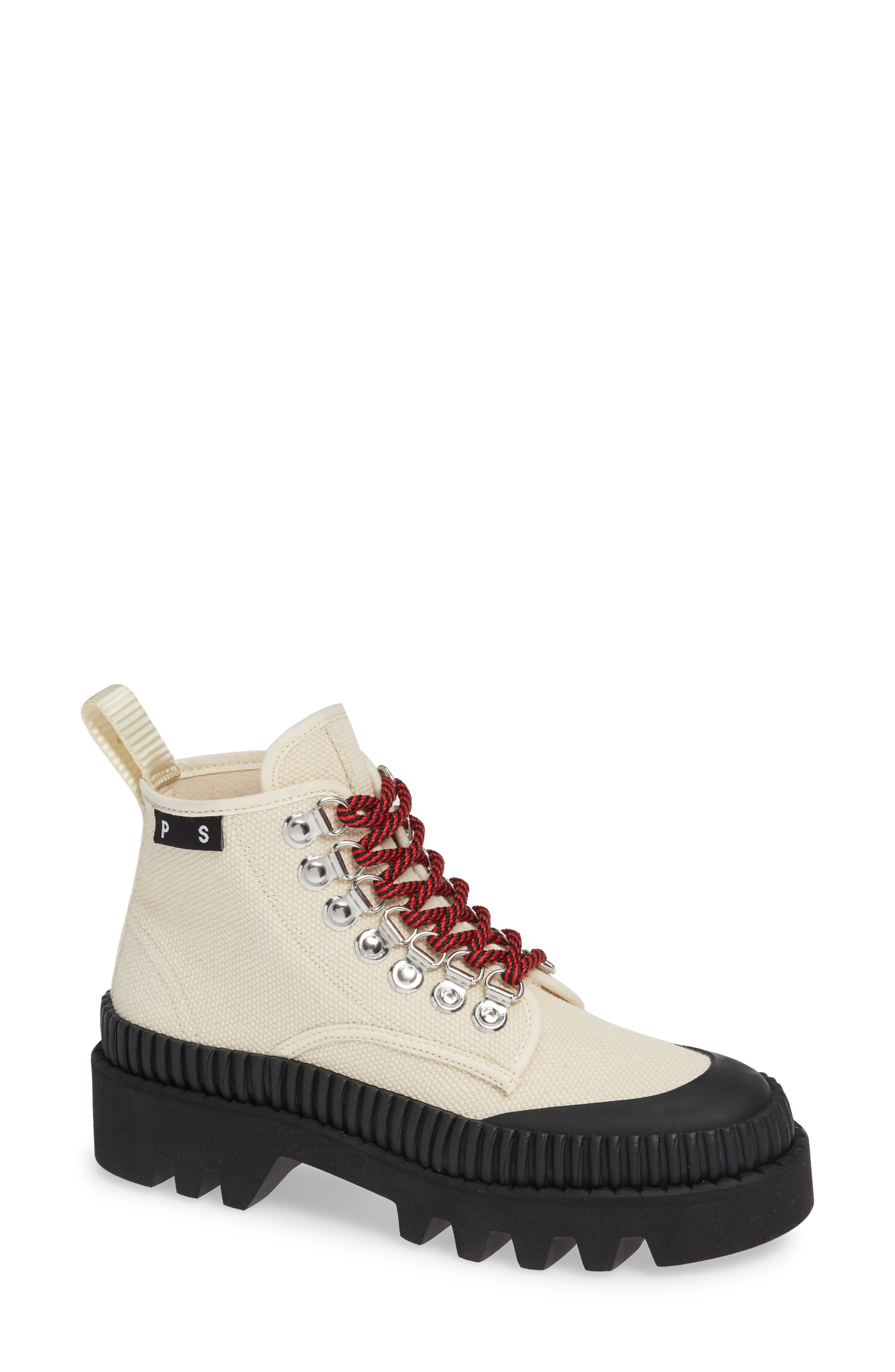 Proenza Schouler Hiker Boot, Beige