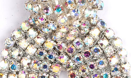 Deepa Gurnani Shyna Crystal Drop Earrings In Iridescent