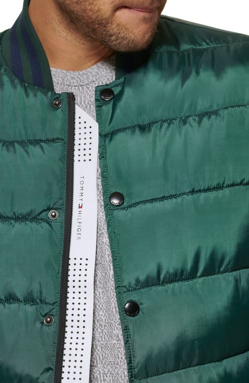 TOMMY HILFIGER TOMMY HILFIGER VARSITY QUILTED BOMBER JACKET