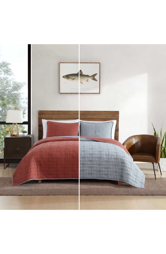 Eddie Bauer Troutdale Cotton Quilt 3-piece Set In Ginger Orange