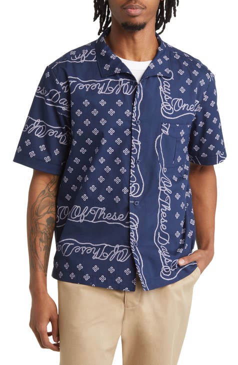 Bandana Print Masculine Shirt - Ready-to-Wear