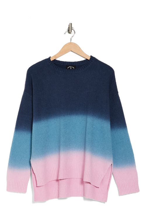 Shop Electric & Rose Lilith Sunset Pullover Sweater In Indigo/juniper/amethyst