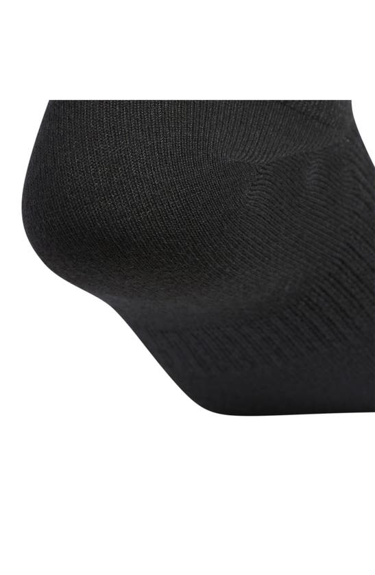 Shop Adidas Originals 6-pack Superlite No-show Socks In Black/ Night Grey