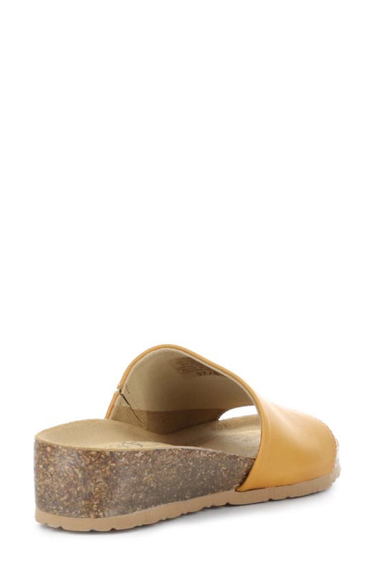 Shop Bos. & Co. Lux Slide Sandal In Mimosa Nappa