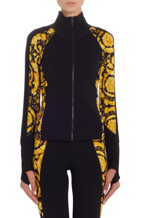 Versace Barocco Trim Track Jacket in Stampa