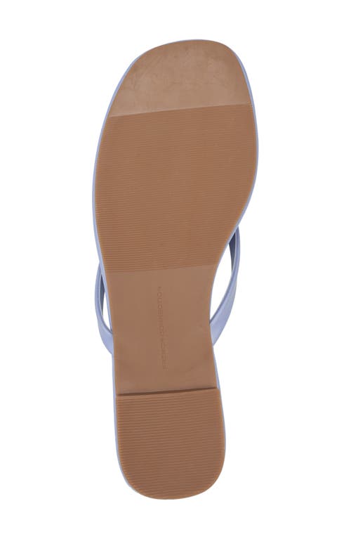 Shop French Connection Morgan Flip Flop In Light Blue/lilac