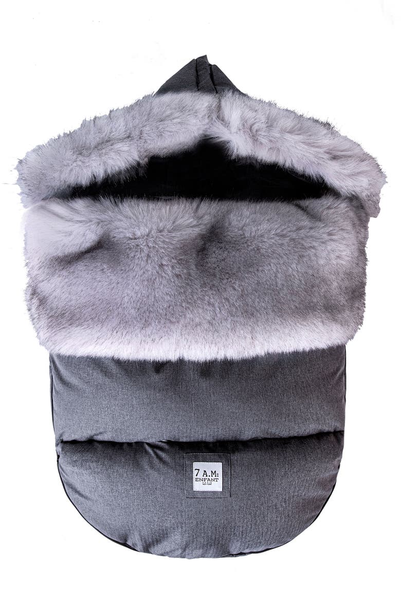 7 A.M. Enfant PlushPOD Tundra Water Repellent Faux Fur Lined Car  Seat/Stroller Bunting | Nordstrom