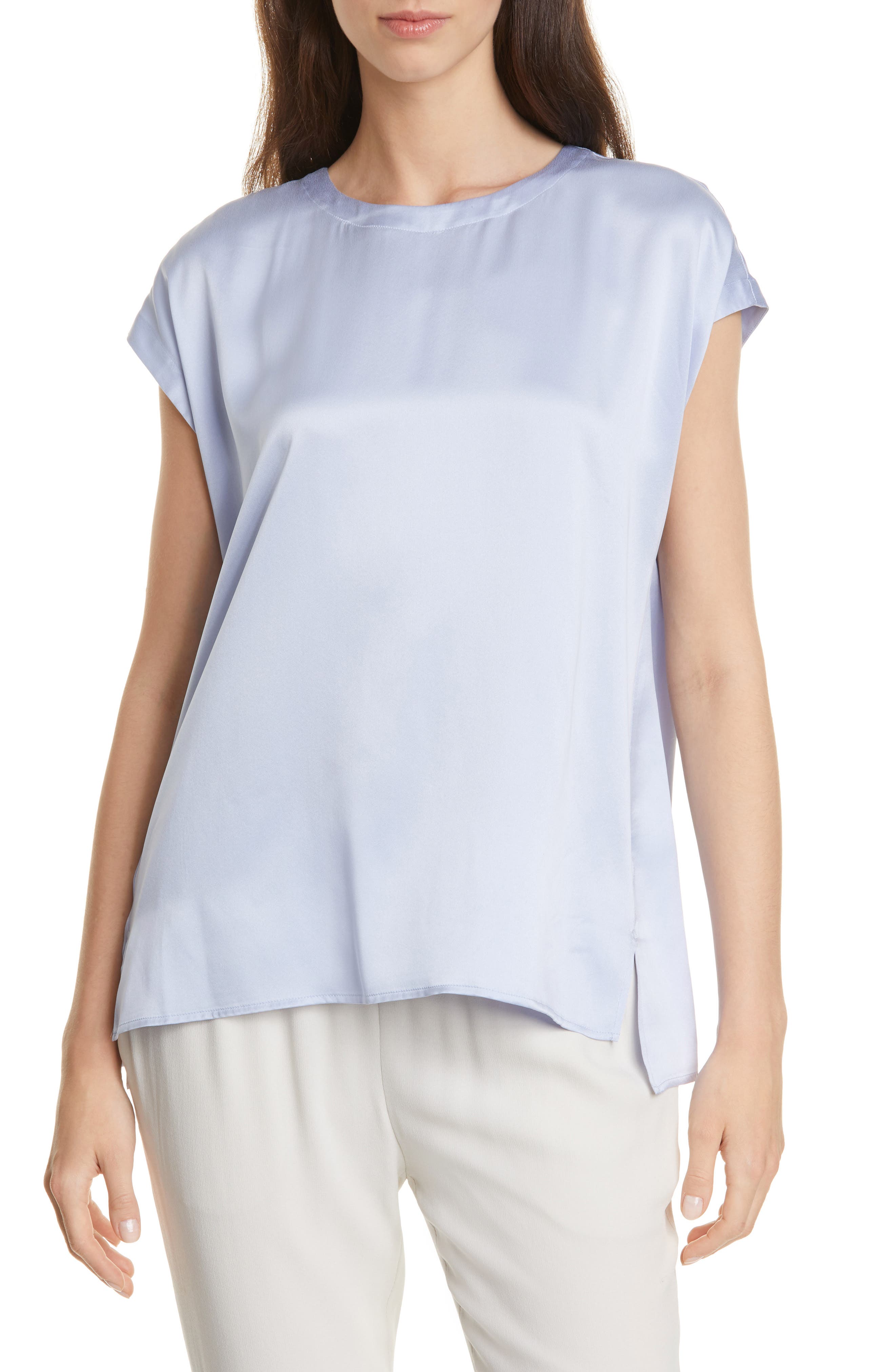 eileen fisher jewel neck top