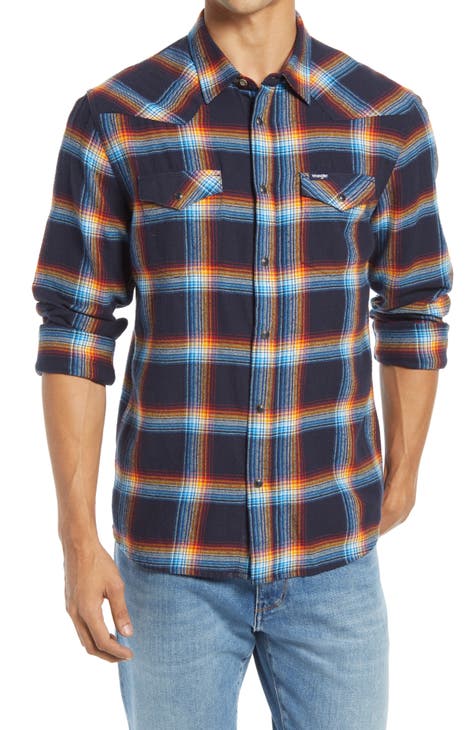 Men's Blue Flannel Shirts | Nordstrom