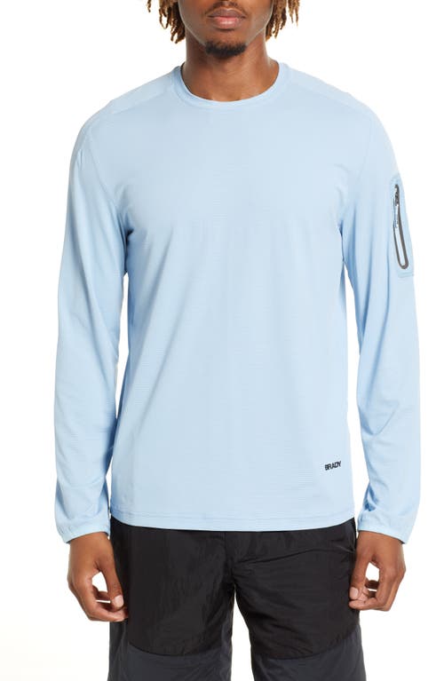 BRADY Men's Outdoor Long Sleeve Top in Cerulean