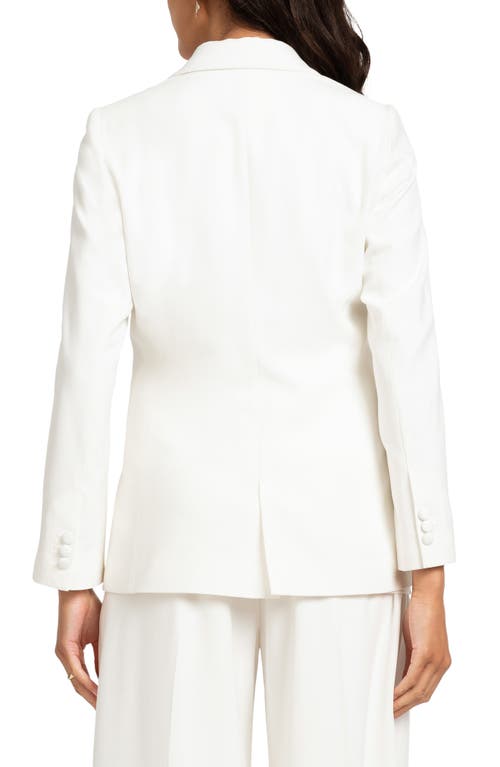 Shop Seraphine Tuxedo Maternity-to-nursing Blazer In White