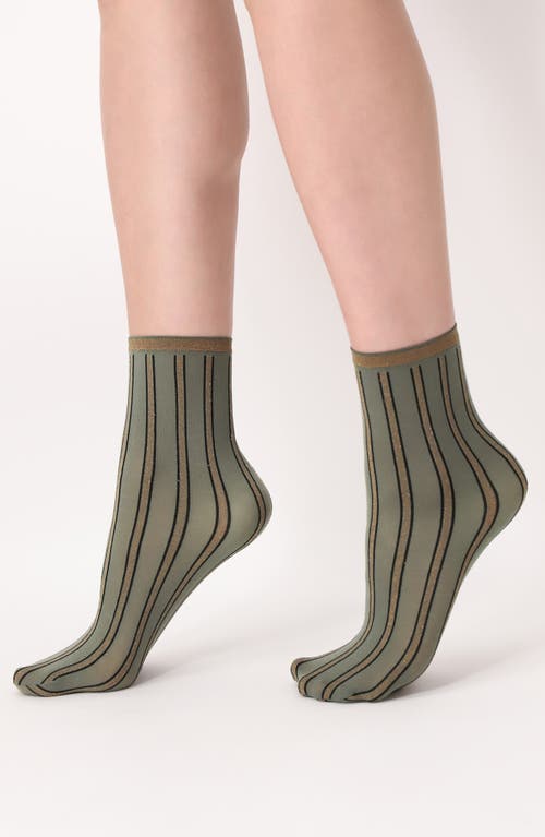 Shop Oroblu Assorted 2-pack Crew Socks In Military 3