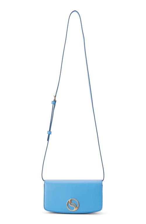 Stella McCartney Mini S-Wave Crossbody Bag in 4903 Daisy Blue