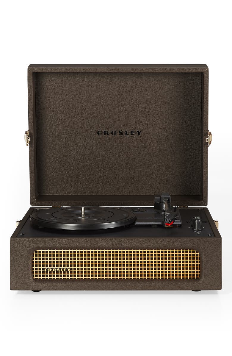 Crosley Radio Voyager Record Player, Main, color, Cocoa