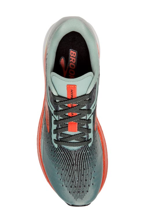 Brooks Hyperion Max Running Shoe In Blue Surf/cherry/nightlife