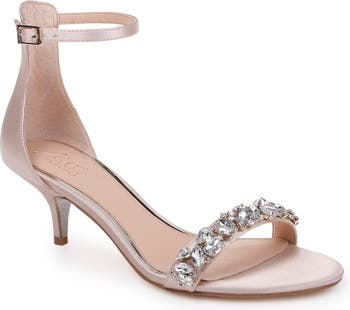 Jewel Badgley Mischka Dash Embellished Halo Strap Sandal (Women ...