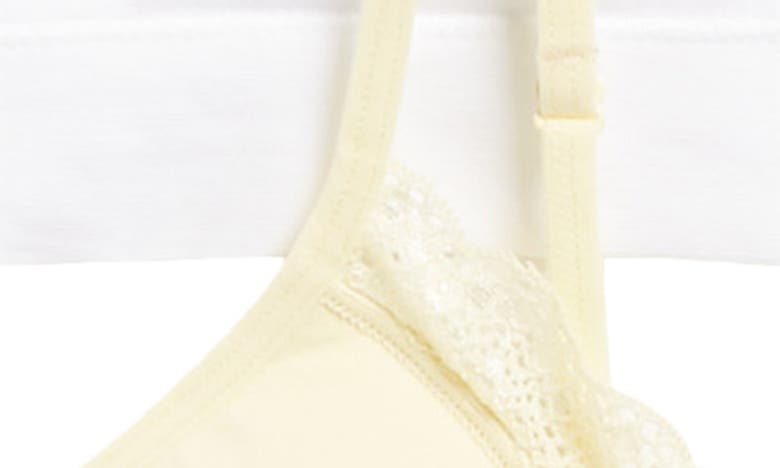 Shop Abound Taylor 2-pack Assorted Bralettes In Yellow Clover -white