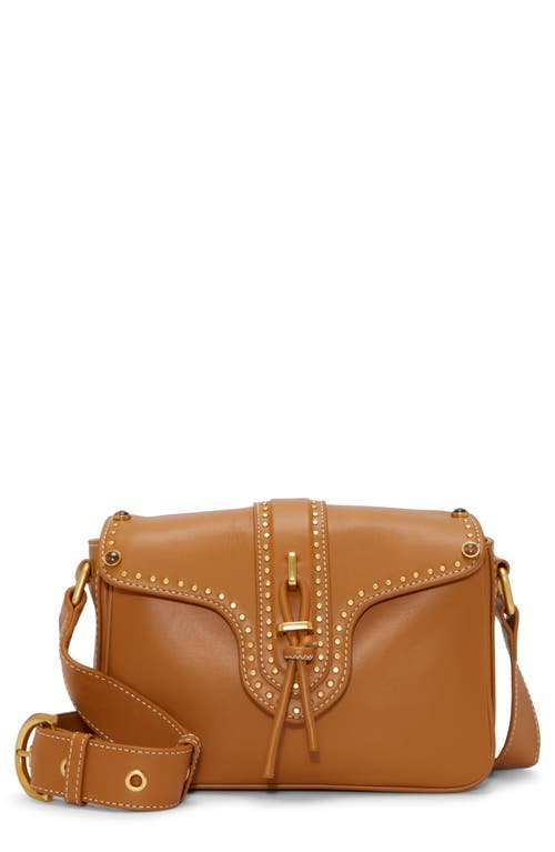 Macey Leather Crossbody Bag in Aged Rum Cowbos