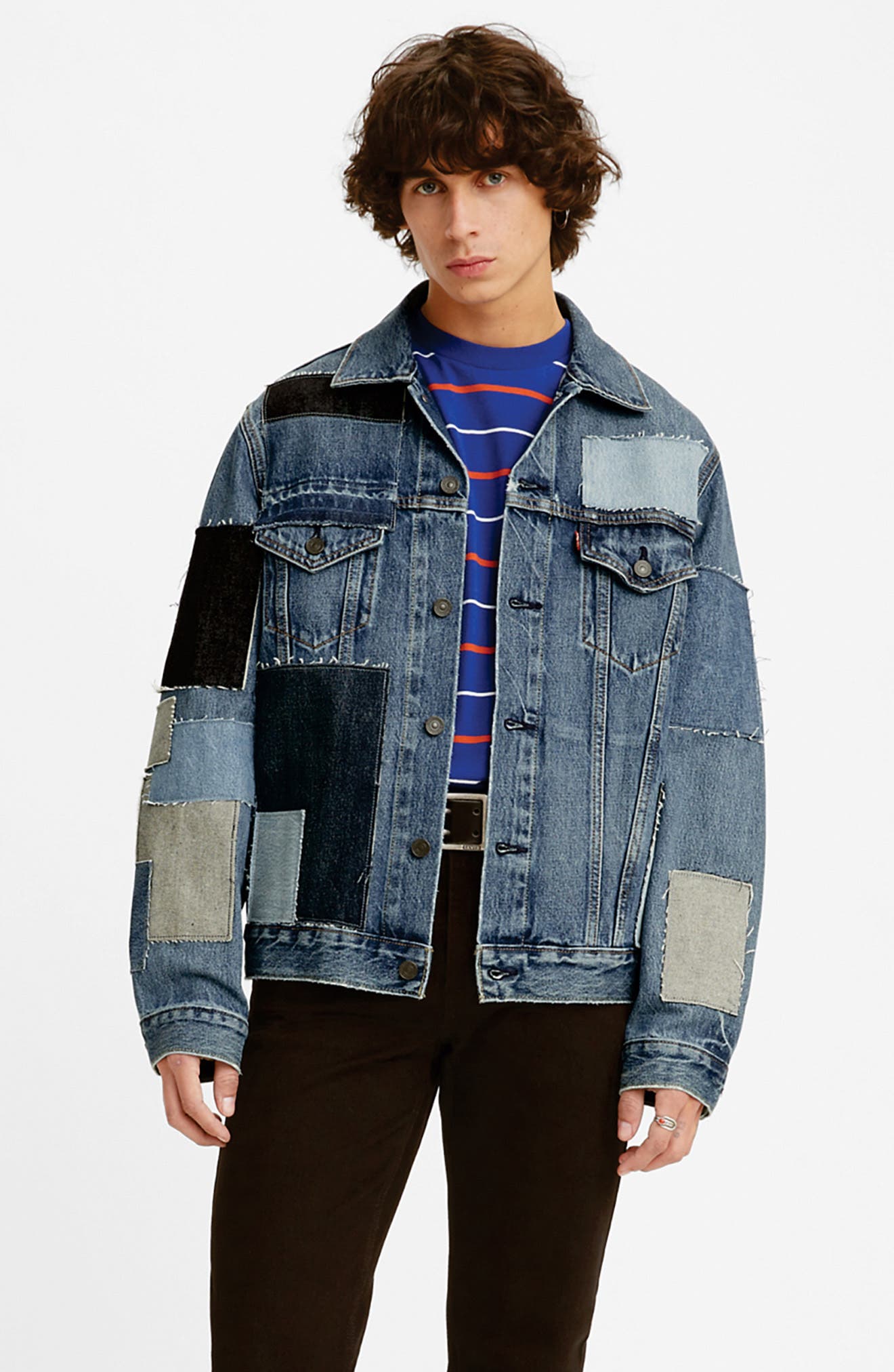 levi's patchwork jacket