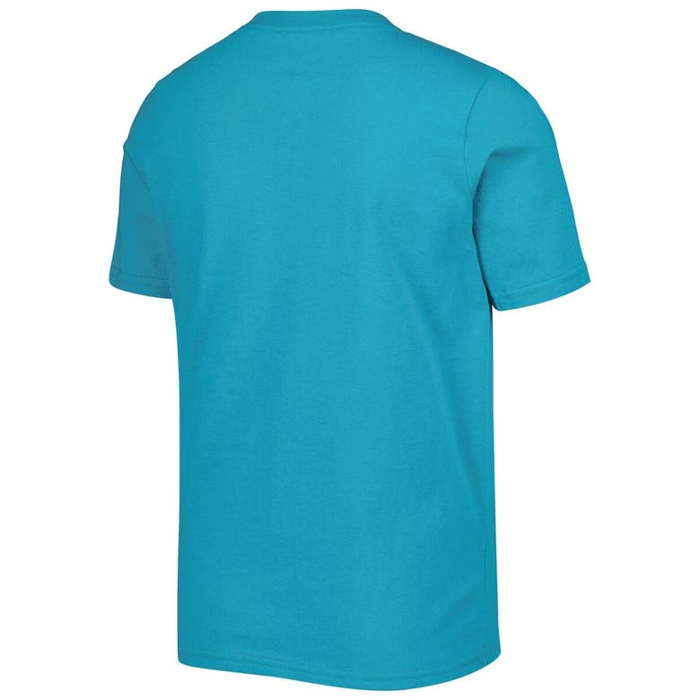 Nike Kids' Youth   Teal Charlotte Hornets Vs Block Essential T-shirt In Blue