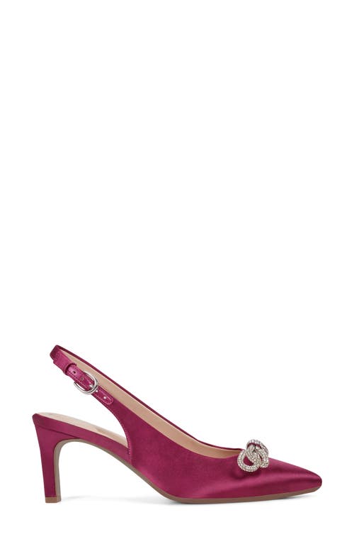 Shop Easy Spirit Roxanne Slingback Pointed Toe Pump In Deep Pink