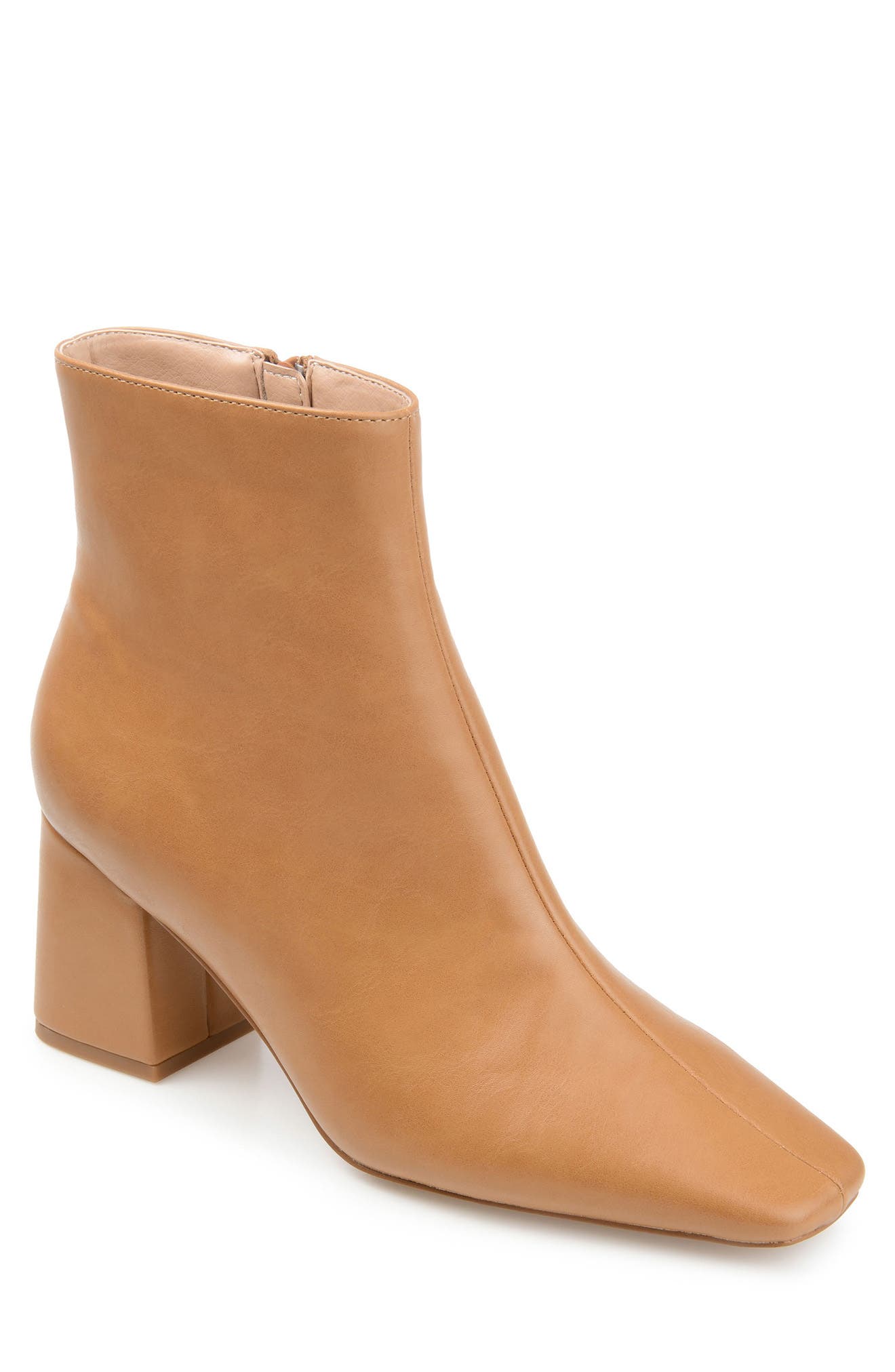 JOURNEE COLLECTION HAYLINN VEGAN LEATHER BOOTIE