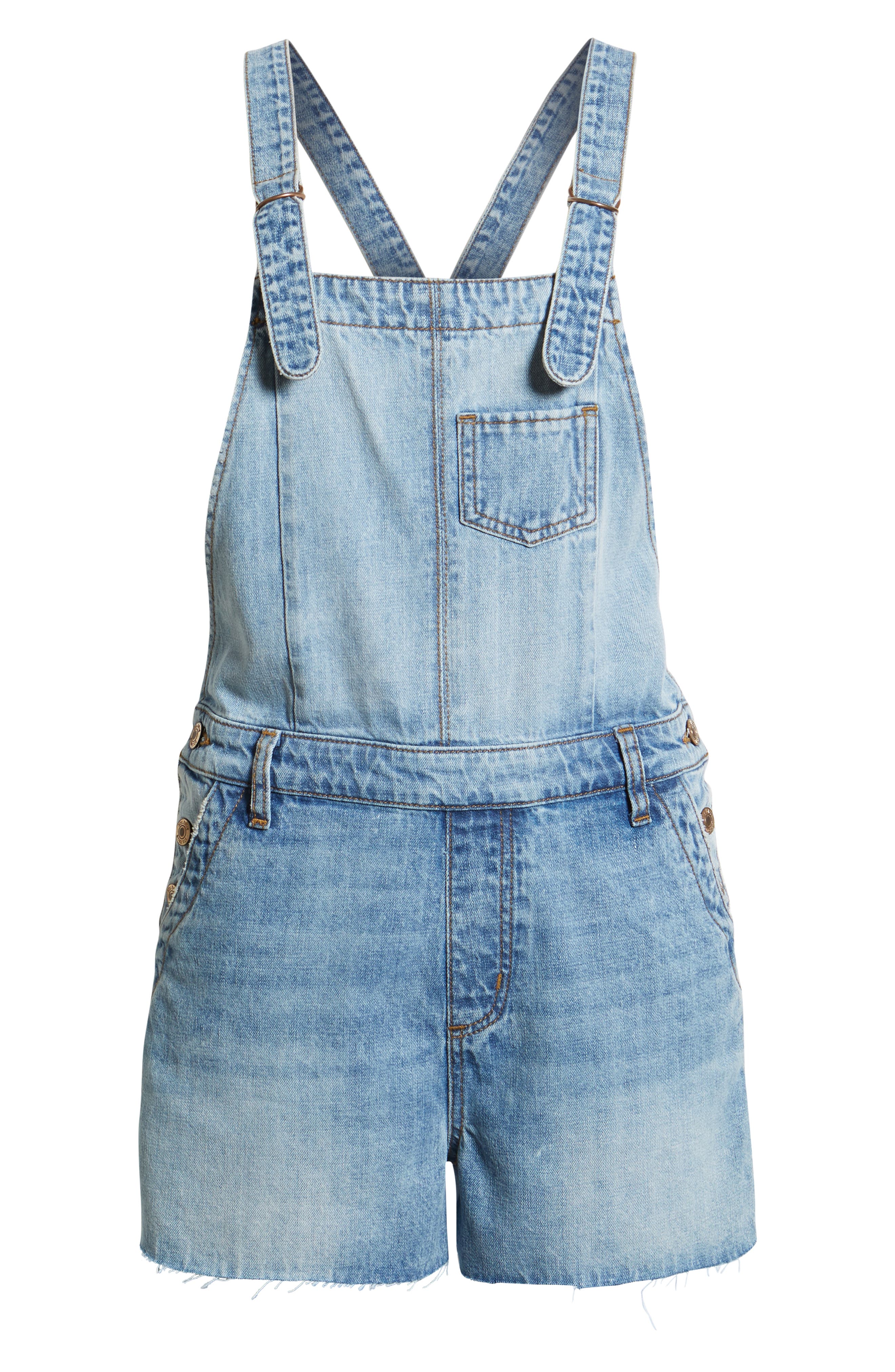 STS BLUE Denim Short Overalls Nordstrom Rack