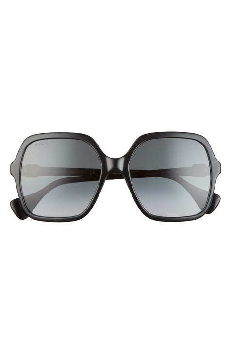 56mm Square Sunglasses