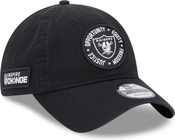 Las Vegas Raiders Fanatics Branded Women's Iconic Iridescent Adjustable Hat  - Black
