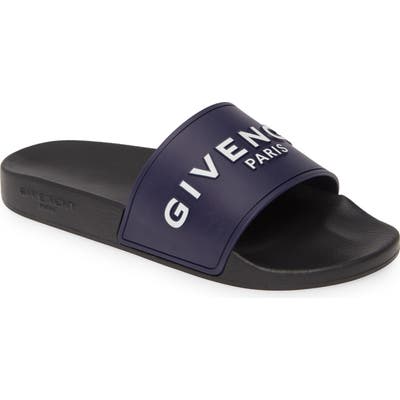 Givenchy Logo Slide, Blue