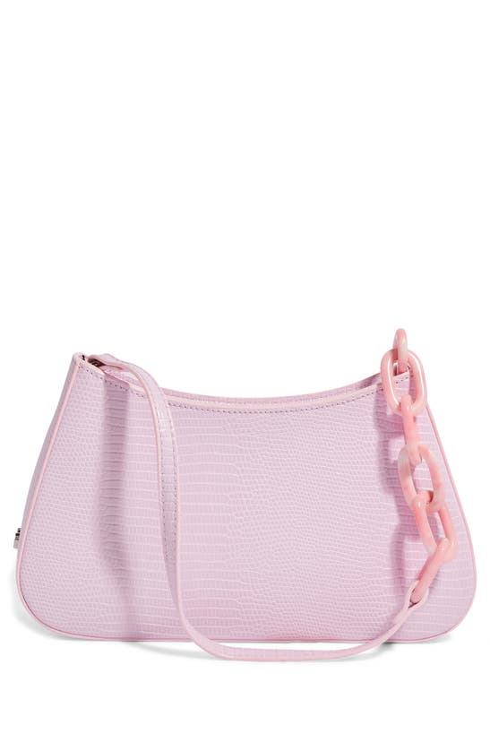 House Of Want Newbie Vegan Leather Shoulder Bag In Pink Lady