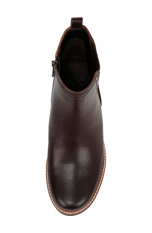 Naturalizer Darry-bootie Lug Sole Chelsea Booties In Dark Brown