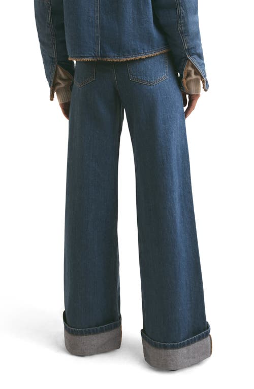 Shop Favorite Daughter The Masha High Waist Cuff Wide Leg Jeans In Concord