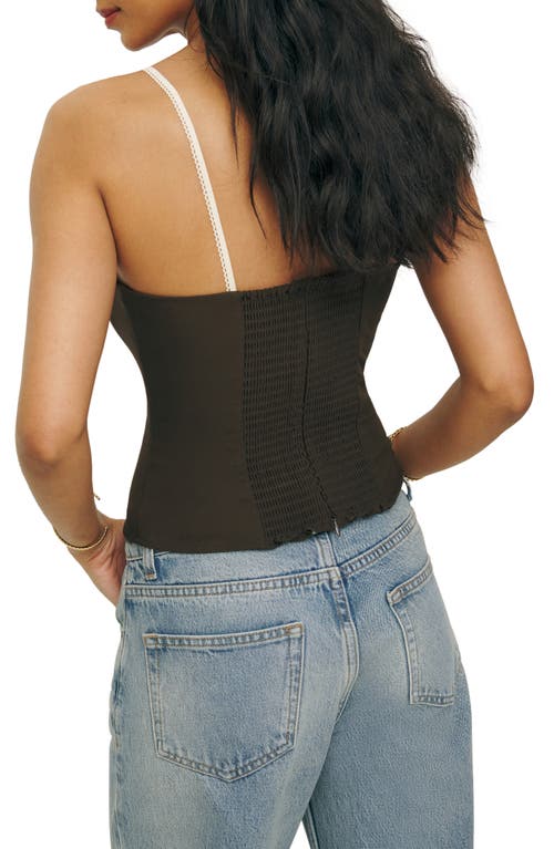 Reformation Melanie Top In Cafe