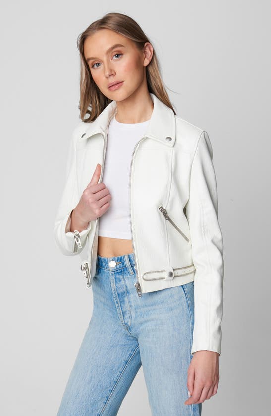 BLANKNYC MOTO JACKET WITH REMOVABLE INSET BIB