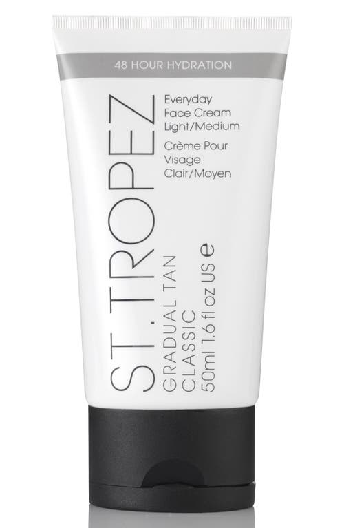 St. Tropez Gradual Tan Classic Everyday Face Cream in Light /Medium at Nordstrom