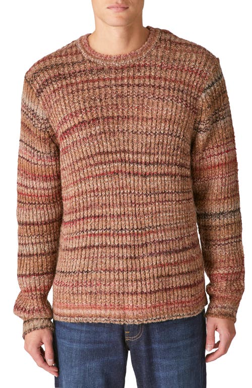 Lucky Brand Space Dye Crewneck Sweater at Nordstrom,