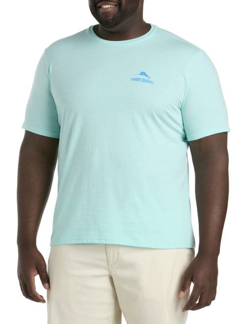 Shop Tommy Bahama Resistance Training Graphic Tee In Blue Swell