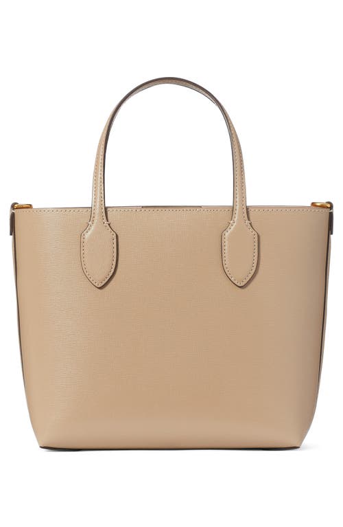 Shop Kate Spade New York Medium Bleecker Saffiano Leather Tote In Timeless Taupe