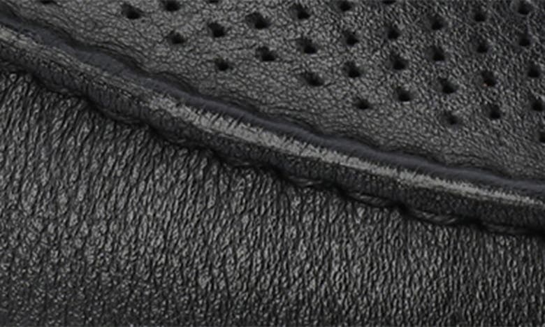 Shop Thomas & Vine Jaden Perforated Moc Toe Driver In Black