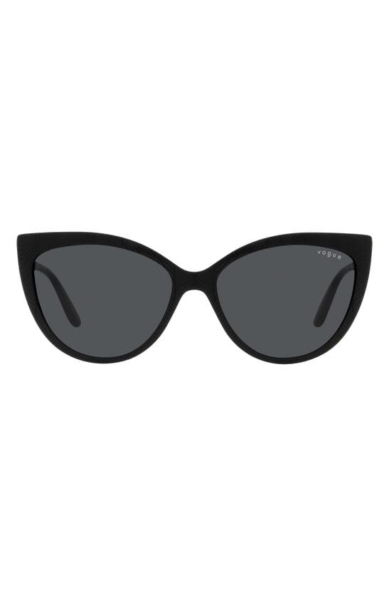 Vogue 57mm Cat Eye Sunglasses In Black