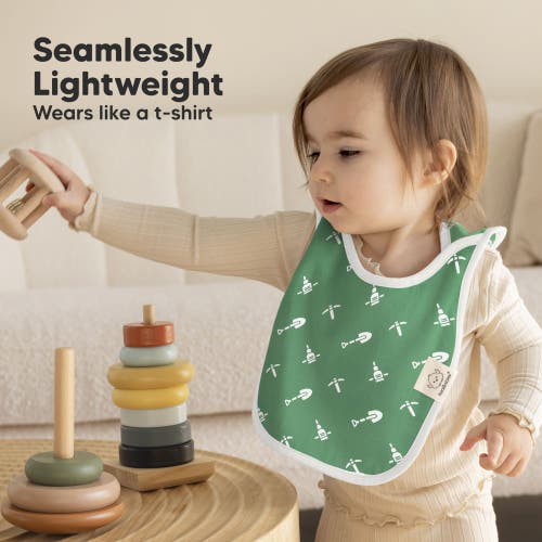 Keababies 8-pack Hallo Drool Bibs In Builders