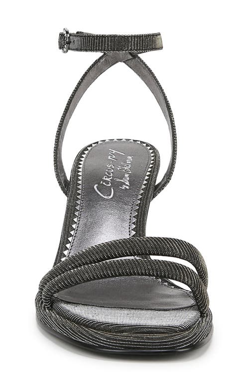 Circus Ny By Sam Edelman Holly Glitz Ankle Strap Sandal In Black Metallic Multi