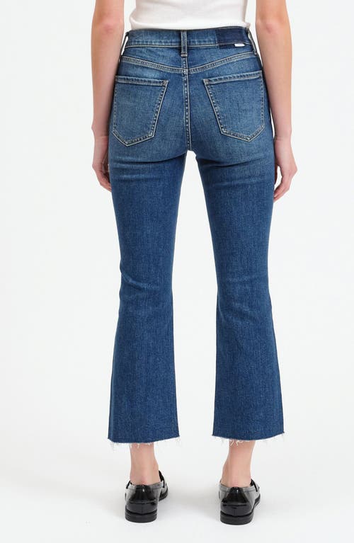 Daze Shy Girl High Waist Crop Flare Jeans In Influencer