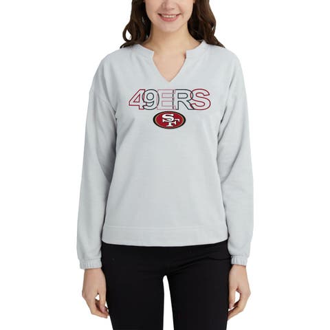Women's Concepts Sport White/Cream San Francisco 49ers Montana Knit T-Shirt  & Shorts Sleep Set