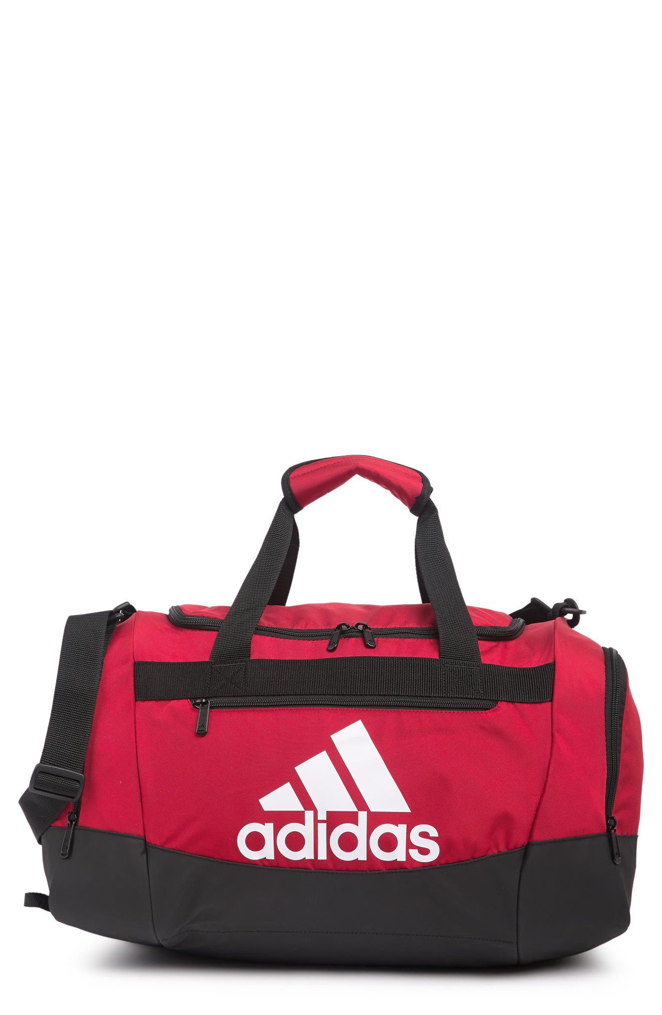 Adidas Originals Defender Iv Small Duffel Bag In Dark Red | ModeSens
